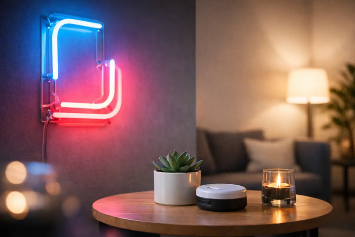Is een neonbord veilig binnen? Dit moet je weten
