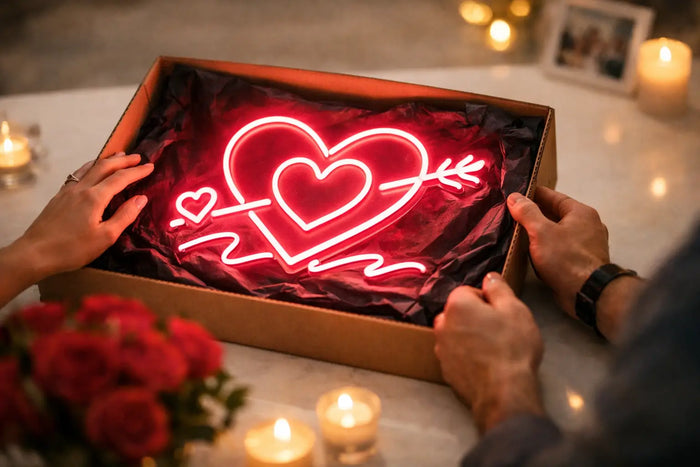 Romantisch neon bord cadeau dat echt bijblijft