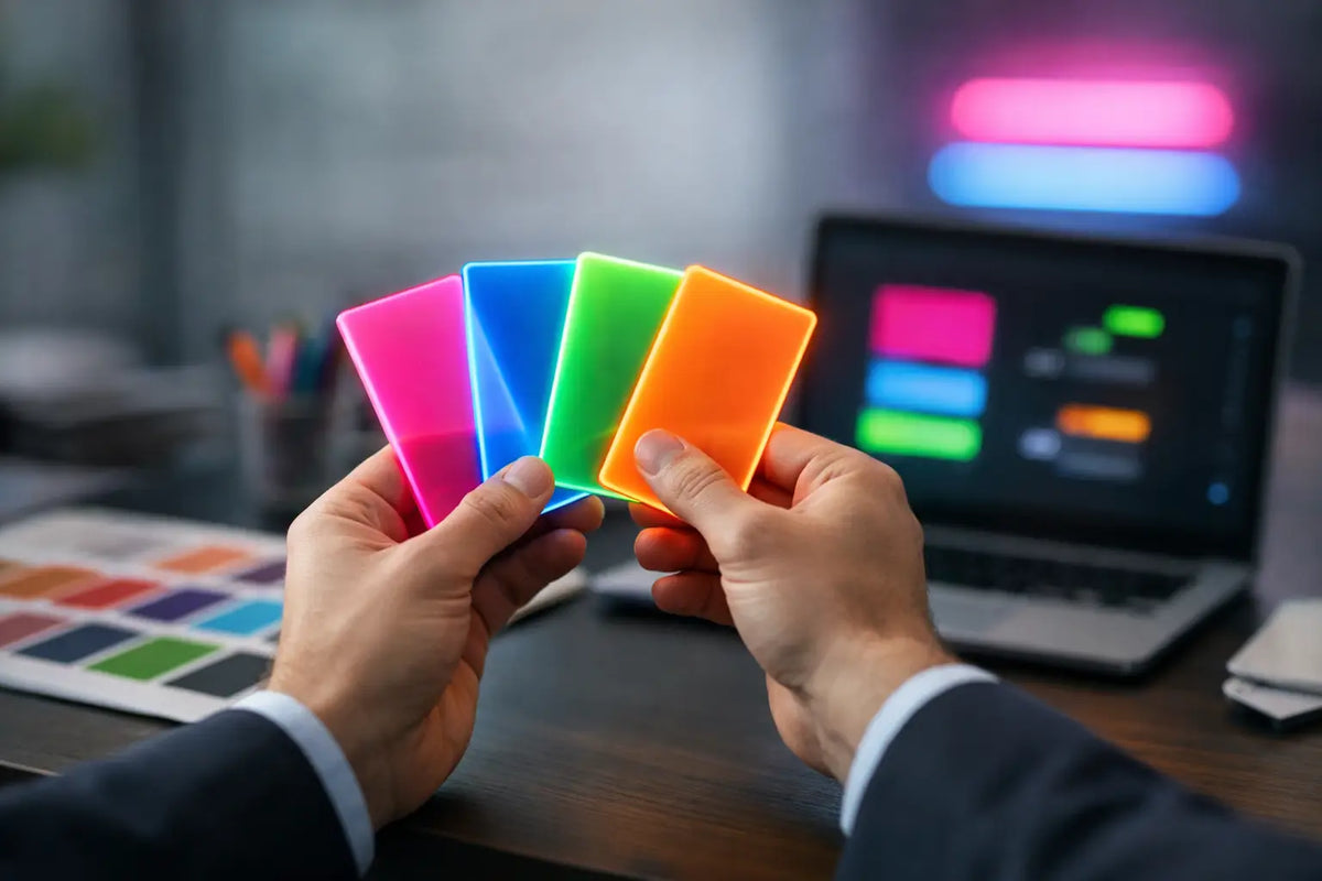 Neonkleuren afstemmen op jouw huisstijl