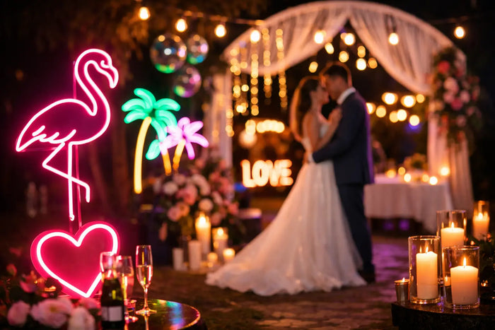 9 originele neon ideeën trouwfeest