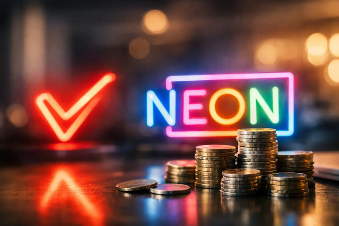Laagste prijs garantie voor neon zonder concessies