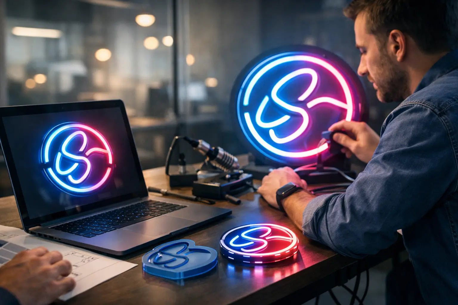 Neon bedrijfslogo laten omzetten? Zo werkt het