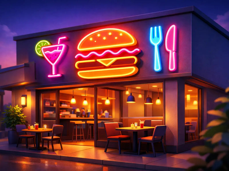 Restaurant LED Neon Sign: The Smart Choice