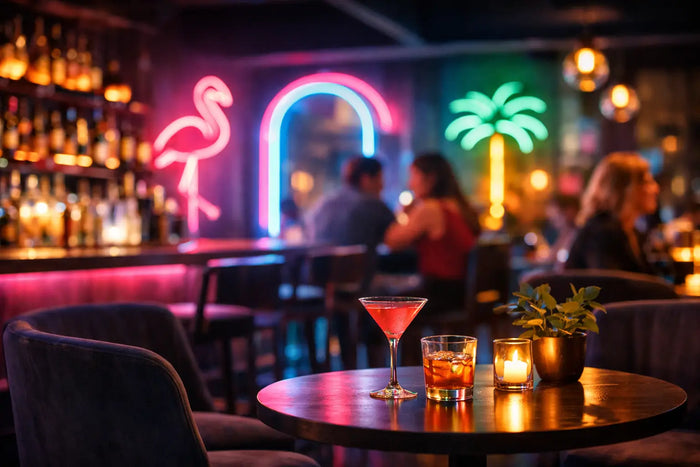 Neon designtrends voor horeca die gasten bijblijven