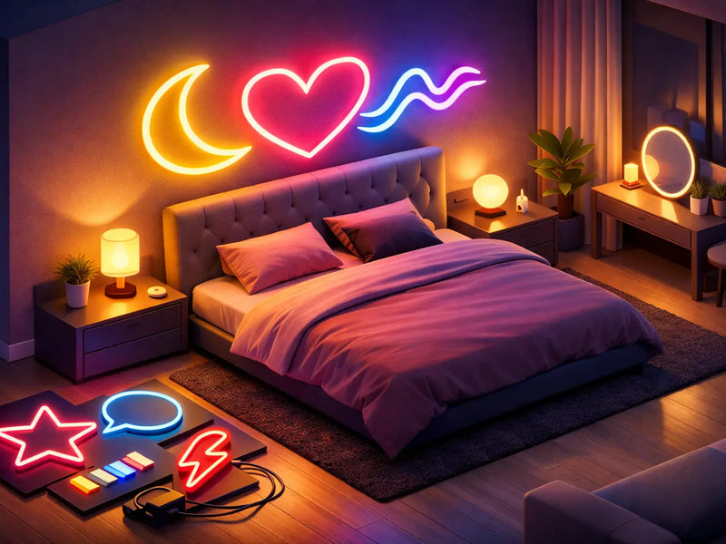 Neon sign voor slaapkamer kiezen zonder miskoop