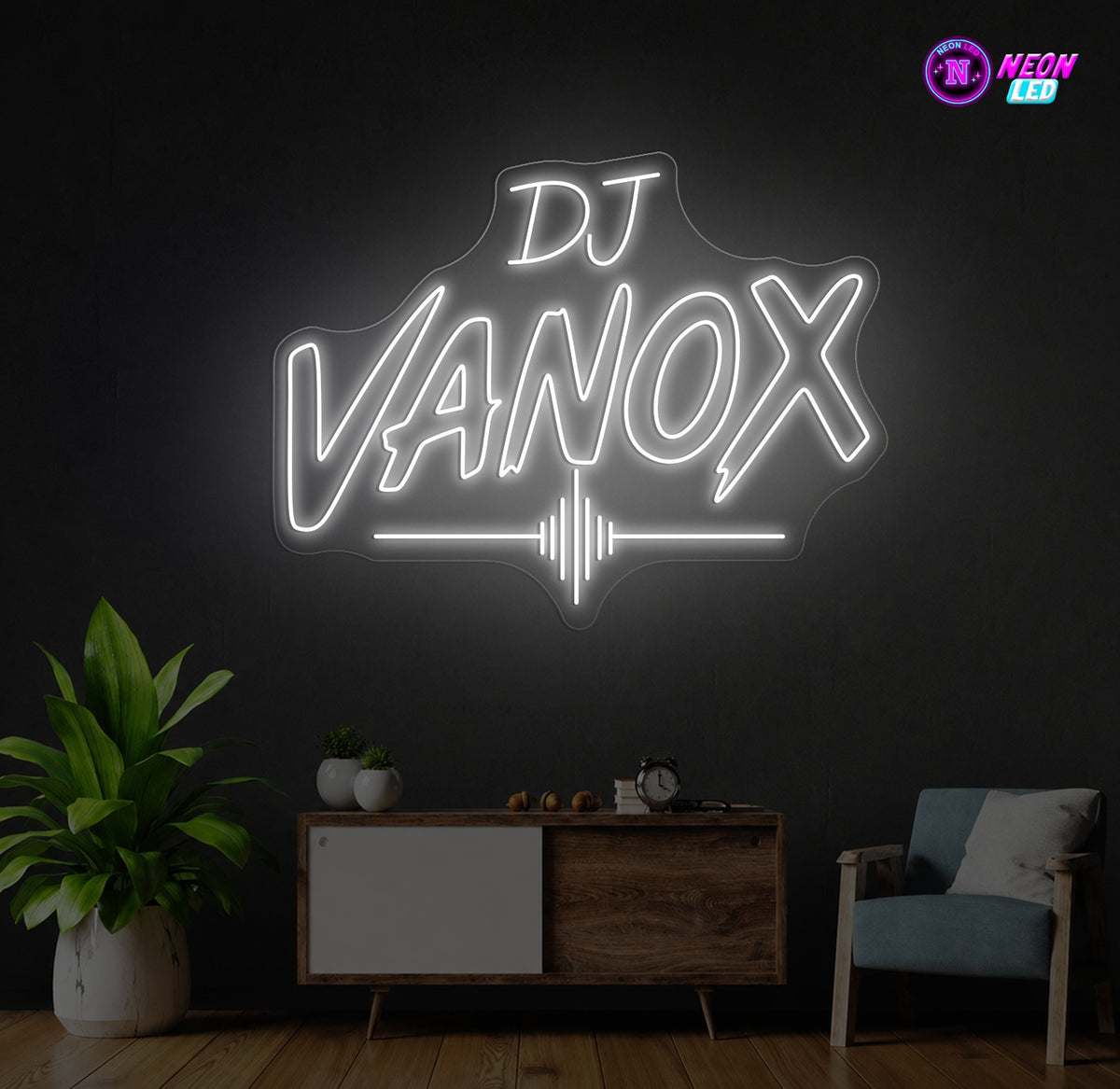 Gepersonaliseerd Neon: DJ Vanox