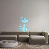 Gepersonaliseerde Neon: Fietsen es Fiet...