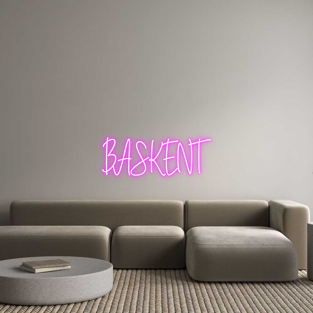 Gepersonaliseerde Neon: BASKENT