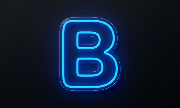 Lettre B | Éclairage néon