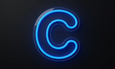 Lettre C | Éclairage néon