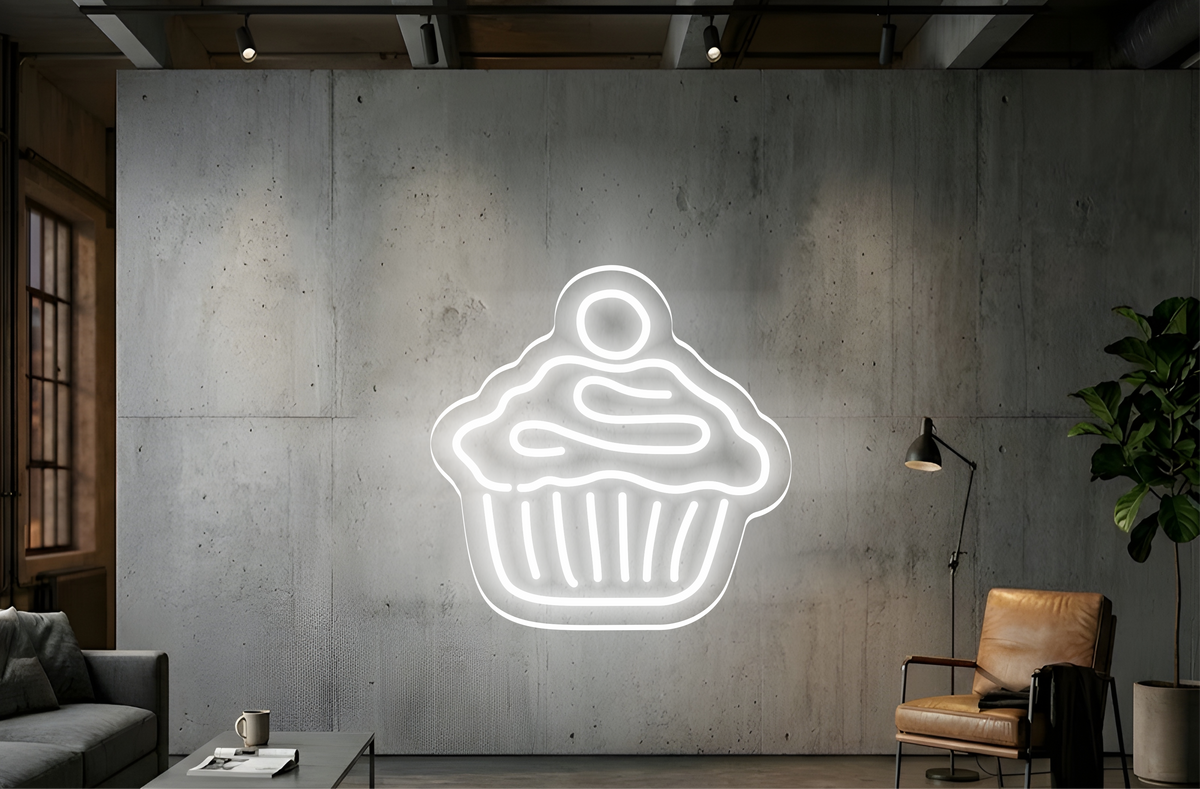 Cup Cake - Neon Lighting