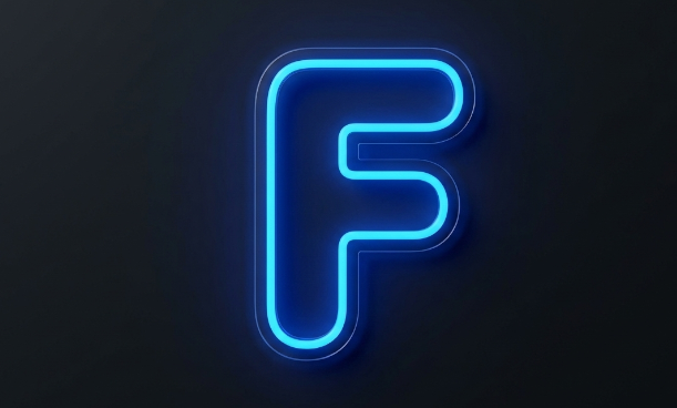 Lettre F | Éclairage néon