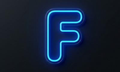 Lettre F | Éclairage néon