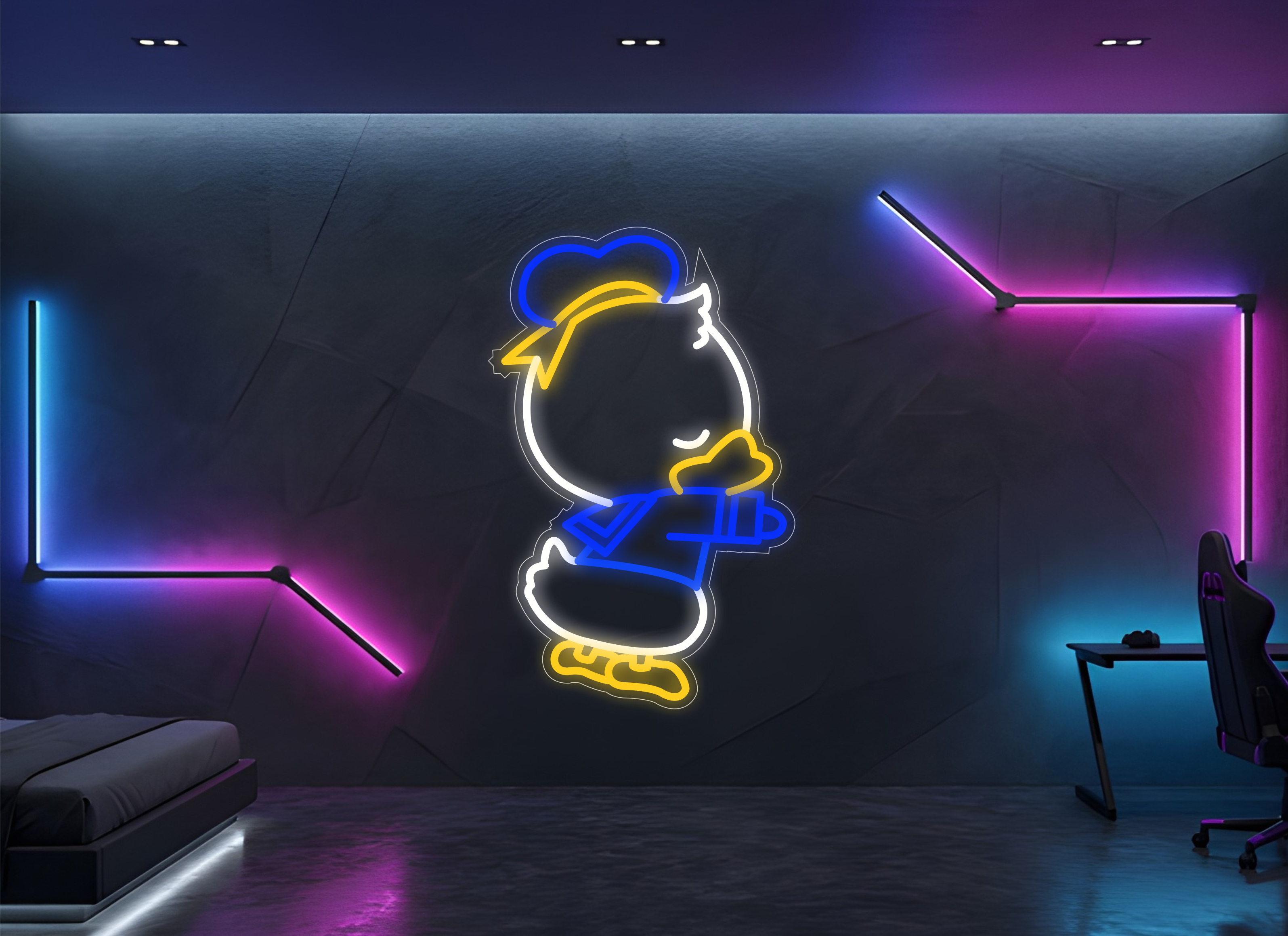 Don Duck - Éclairage néon