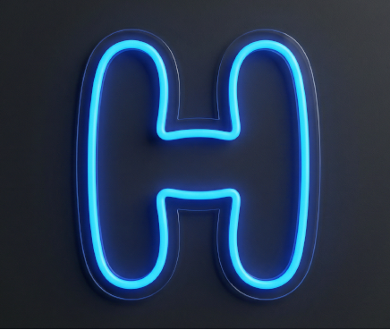 Letter H | Neon Verlichting