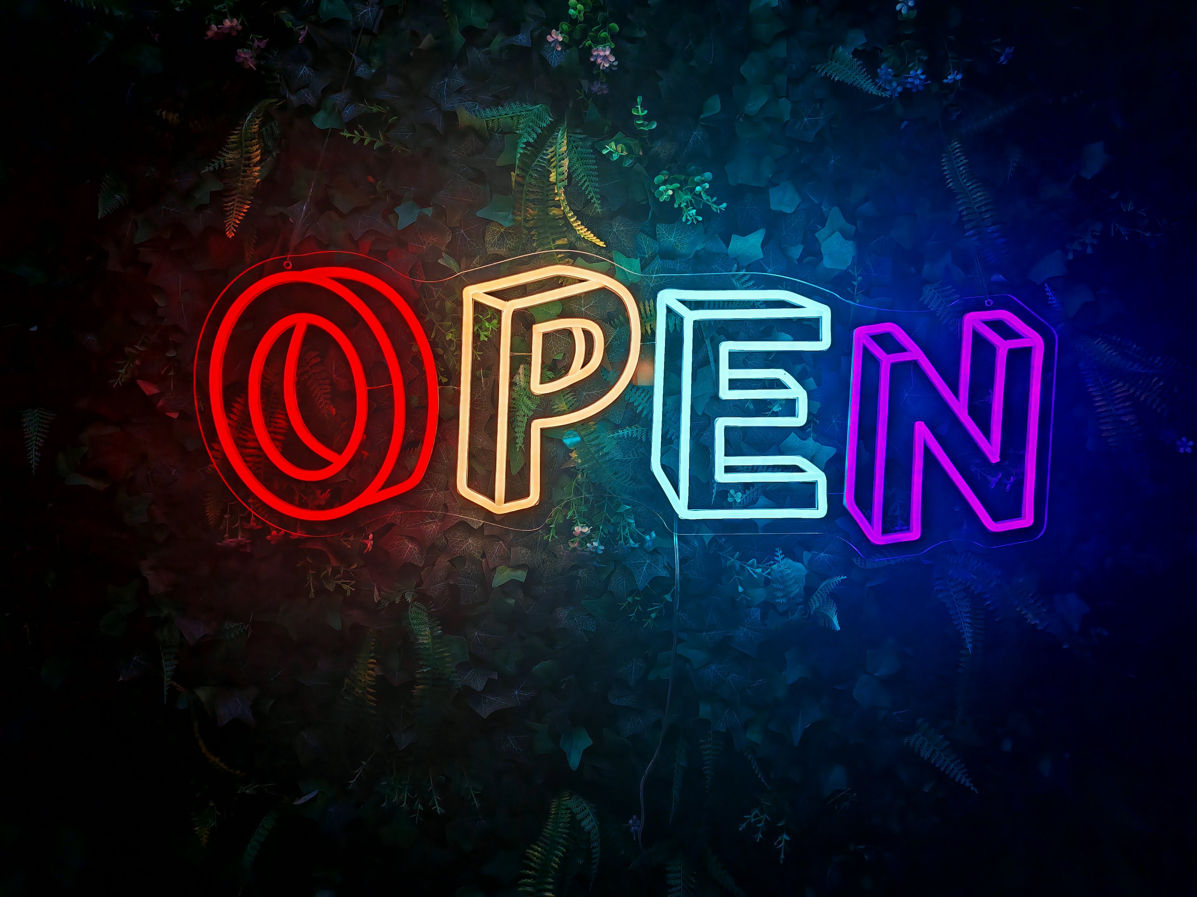 OPEN v2 | Neon Sign