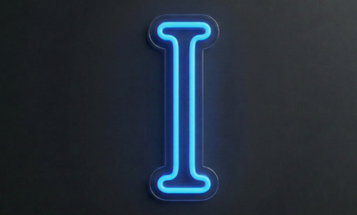 Lettre I | Éclairage néon