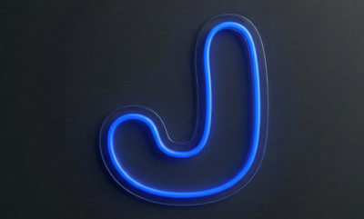 Lettre J | Éclairage néon