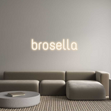 Gepersonaliseerde Neon: brosella