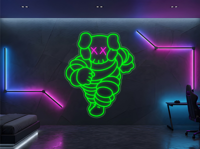 Éclairage néon inspiré de « Run » par KWS