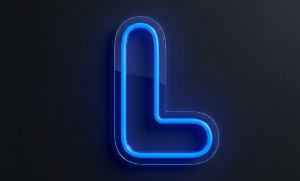 Lettre L | Éclairage néon