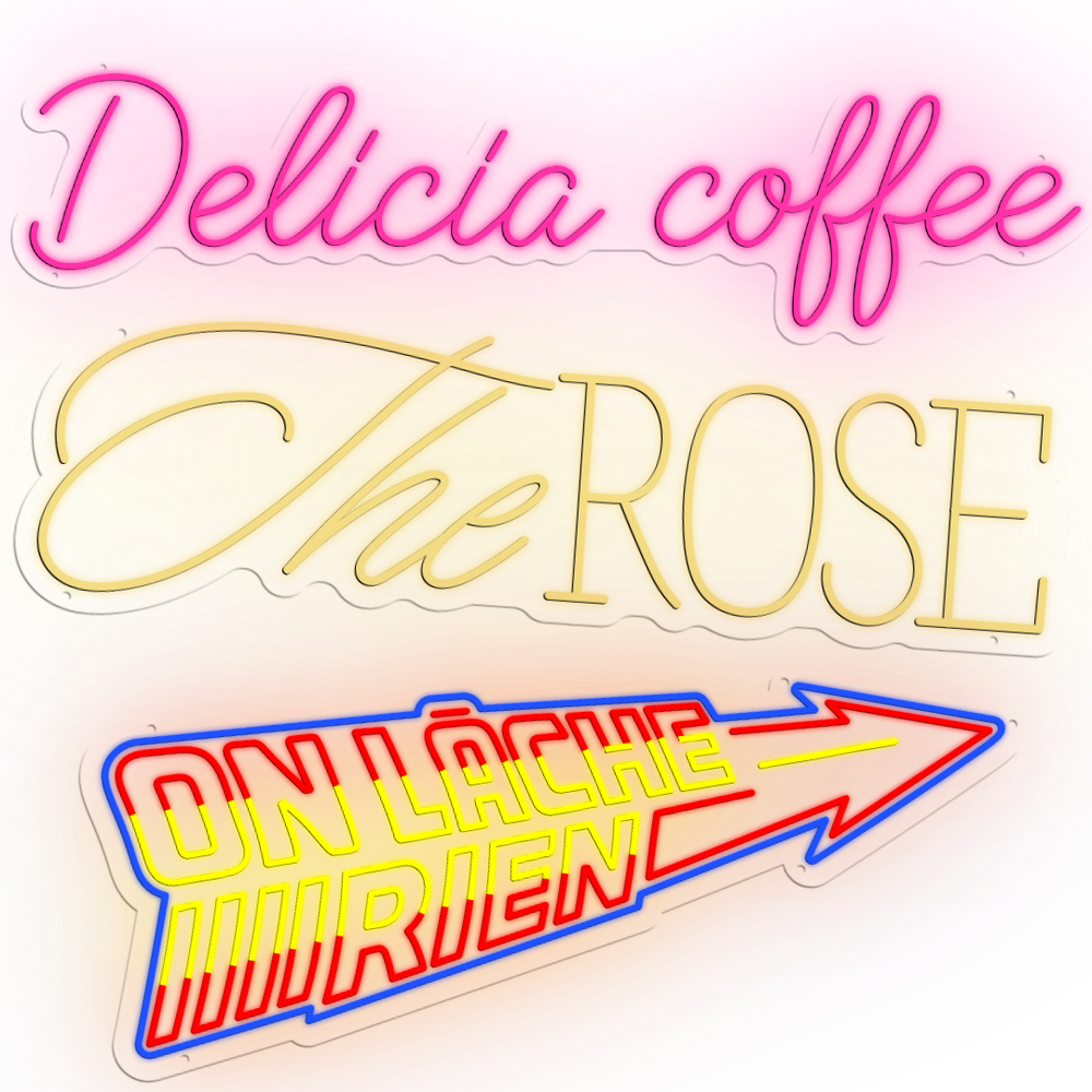 Neon Sign Centerpiece