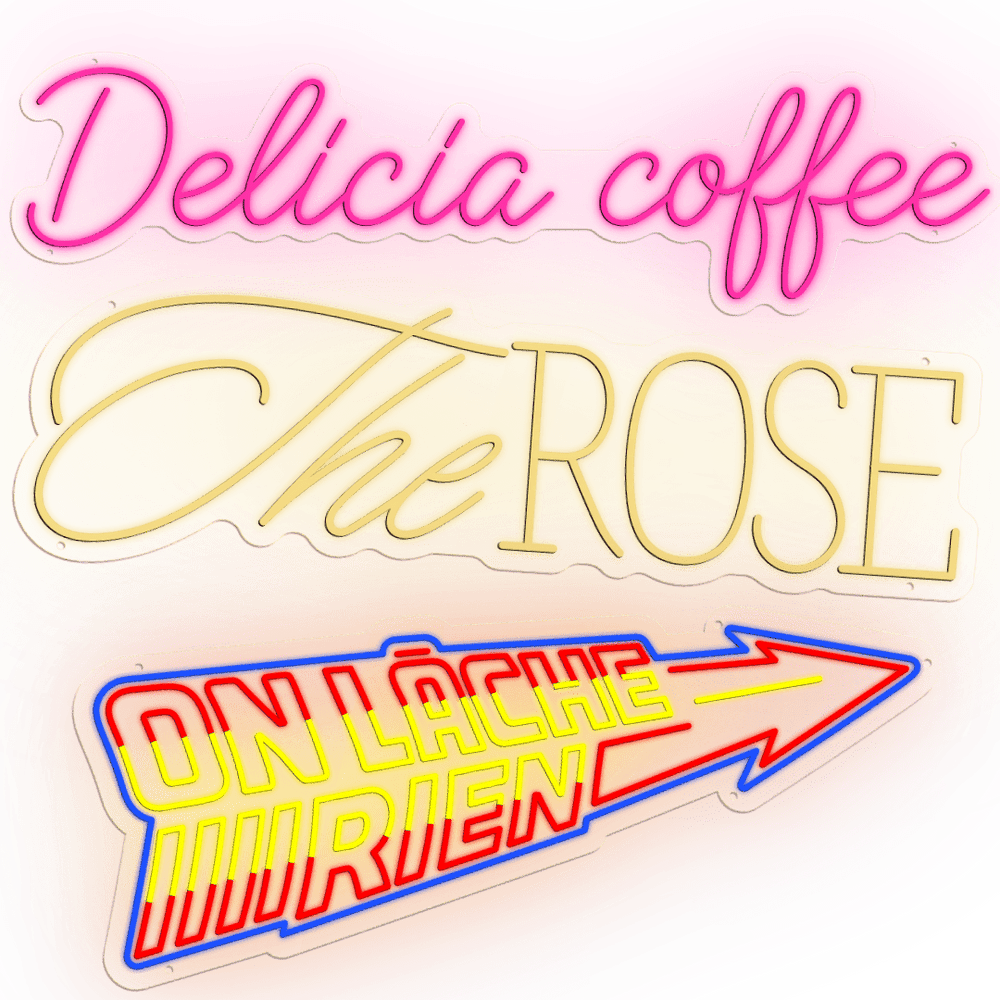 Neon Sign Centerpiece