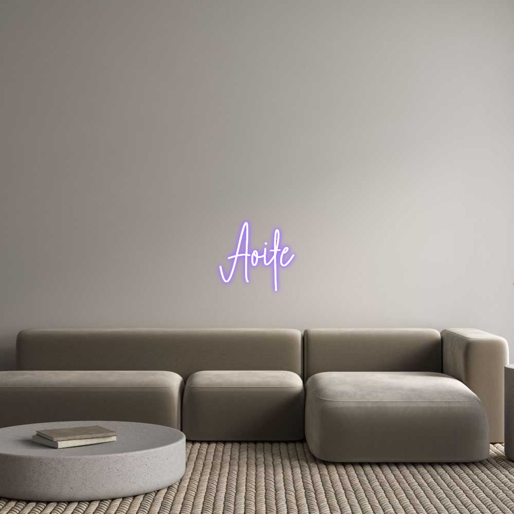 Gepersonaliseerde Neon: Aoife