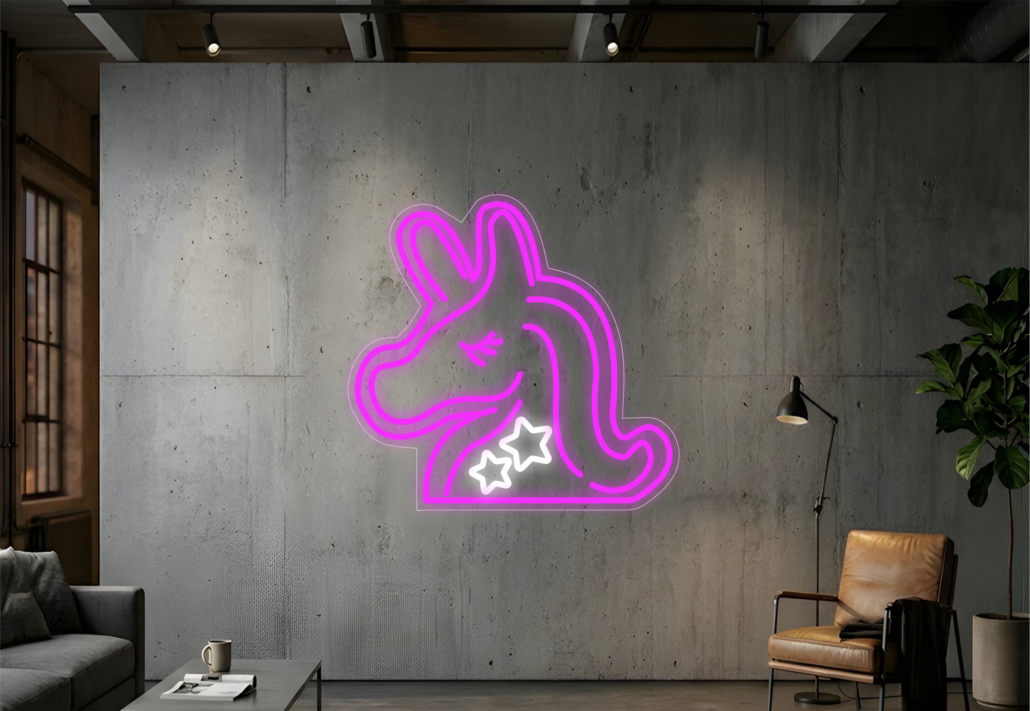 Unicorn - Neon Lighting