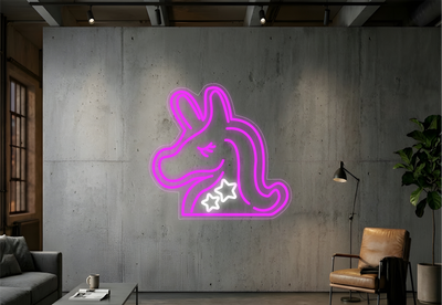 Licorne - Éclairage néon