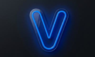 Lettre V | Éclairage néon