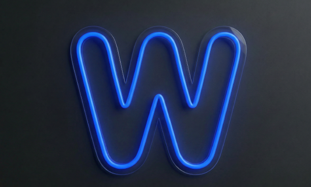 Lettre W | Éclairage néon