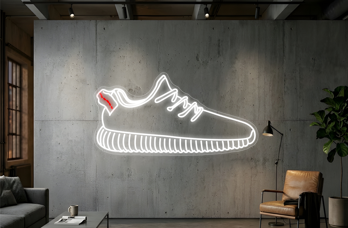 Y33zy 350 Sneaker - Neon Verlichting