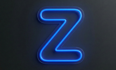 Lettre Z | Éclairage néon