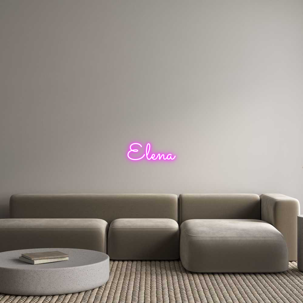 Gepersonaliseerde Neon: Elena
