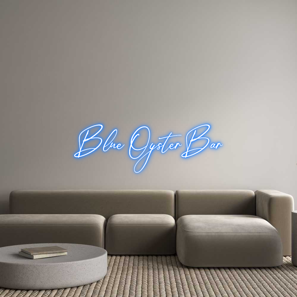 Gepersonaliseerde Neon: Blue Oyster Bar