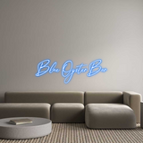 Gepersonaliseerde Neon: Blue Oyster Bar